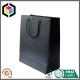 Matte Black Special Paper Packaging Bag for Gift; Cotton Handle Gift Paper Bag