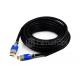 Round Industrial HDMI Cable / High Speed HDMI 2.0 Cable 4K 3840x2160 CL3 Rate 8M