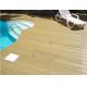 Pool WPC Decking Flooring , Environmental Wood Plastic Composite Lumber