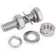 Hex Head Bolt With Nut And Washer M8 M10 Stainless Steel A2 Hexagon Bolts Fasteners