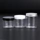 Modern Premium Transparent Plastic Jar Gold Lid With Spot Goods