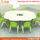 MDF Material Flower Shape Kindergarten Preschool Furniture Children Tables for Pre school