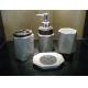 Home decoration Ceramic Bath Accessories set collections with toilet brush holders