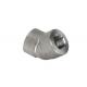 BSPP Threaded Forged Pipe Fittings A182 F11 Class 3000 45 Degree Elbow CE