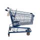 Q195 Steel 150L Supermarket Metal Trolley Cart With Foldable Children Seat
