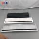 aluminum alloy office desk wire cable grommet box /white rectangle table top hole flip cover cable management box with b