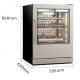 168L Hotel Refrigerator Black Shell 160W Compressor Air Cooling Single Temperature Zone Easy Maintenance