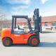 Safety 3500kg Diesel Operated Forklift With Movable Fork Simple Operation