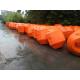 Customized HDPE Pipe Floaters With Good Flexibility UV Resistance >400% Elongation At Break