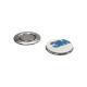 Kellin Neodymium Magnets Magnetics Name Badges Small Round Magnetic Fastener ID Badge Holder with Adhesive