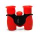 Red 10x22 Toddler Toy Binoculars For Kids Outdoor Play