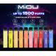 MIOU 650 Mah 1500 Puffs 10 Kinds Flavor 5% Nicotine Salt Disposable Vape Pen