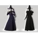 Black Witch 1022 Adult Halloween Costumes ,  Movie Maleficent Witch Lady Magic Cosplay