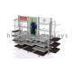 Grocery Store Shelving Units With Casters , Gondola Retail Display Shelving