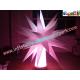 Colored Inflatable Lighting Decoration Cone , 5m LED Color Changing Lights Pillar