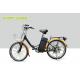 CE 24 Inch Pedal Assist Electric Bike , Womens Pedal Assist Bike 36V Brushless Motor V Brake
