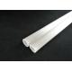 Fused Silica Glass Tube Milky / Satin Type With 24mm OD & 2mm Thickness