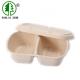 Biodegradable 700ml Bagasse Food Containers Food Drinking Biodegradable Take Out Dog  Bowl