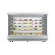 Customized Multi Shelves Wall Mounted Refrigerator Open Display Fridge