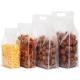 200g Bread Packaging Bags Clear Stand Up Resealable Zipper Pouches Anti Oxidation