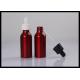 High Standard Bulk Essential Oil Bottles , Red / Amber Glass Bottles For Essential Oils