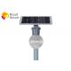 12W Integrated Solar Street Light 3000-6500K For Industrial / Parking Lot