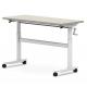 Home Office Wooden Stand Up Desk Height Adjustable Gaming Work Table with Panel Style