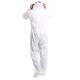 Safety Medical Disposable Body Suit Breathable Dust Proof Non Woven Fabric