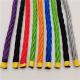 500m Length Polyester Combination Rope 4 Strand Playground Rope