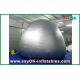 Silver Round  5m Inflatable Planetarium Dome With Projection Cloth Projection Tent