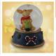 New creative promotion gift christmas deer led snow glass ball event supplie