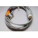 HP 3-lead ECG cable, AHA type