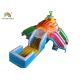 Outside Inflatable Water Slide With Water Pool For Children 14 Months Warranty
