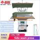 0.6MPa Steam Automatic Garment Ironing Equipment For Pant Side
