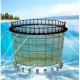Long Life Anti UV Floating Fish Cage Safety Corrosion Resistance Less Maintenance