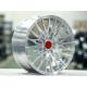Custom forged 6061 aluminum alloy electroplate Chrome Slivery Brush Forged wheels rims