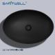 Chaozhou Popular Models Matt Black Art Above Counter Basin Wash Basin Ceramic Basin