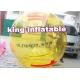 Customized Yellow Inflatable Water Ball / Inflatable Walk On Water Ball With Logo