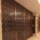 construction building stainless steel dubai room divider screen metal work project