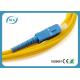 High Transmission Rate Fiber Optic Patch Cord With Different Connectors High Precision