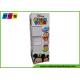 Quadra Sides Toys Stand Up Cardboard Display Movable Type With Wheels FL199