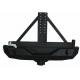 Heavy Duty Rear Bumper with Spare Tire Rack for 07-16 Jeep Wrangler Jk
