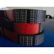 Wrapped Banded Rubber V Belt Black Color Compact And Low Stretch Design