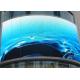 Large Outdoor Led Display Screens , P16 Arc Shaped Led Display Boards Soft Image