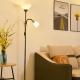 American modern wrought iron paint floor lamp LED branch bedroom lamp living room lighting(WH-MFL-25)