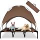 Outdoor Camping with A Mobile Canopy Cover and Carrying Bag Dog Cot Pet Bed