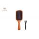 Oval Shape Wooden Handle 3 Inch Paddle Brush For Curly Hair