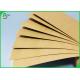 Food Grade Brown Kraft Paper For Take Away Boxes Tear Resistant 300gsm 350gsm