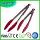 Kitchen and Barbecue Grill Tongs Silicone BBQ Cooking Stainless Steel Locking