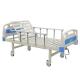 Fixed Height Manual Hospital Bed Aluminum Side Rail One Function With 4 Wheels